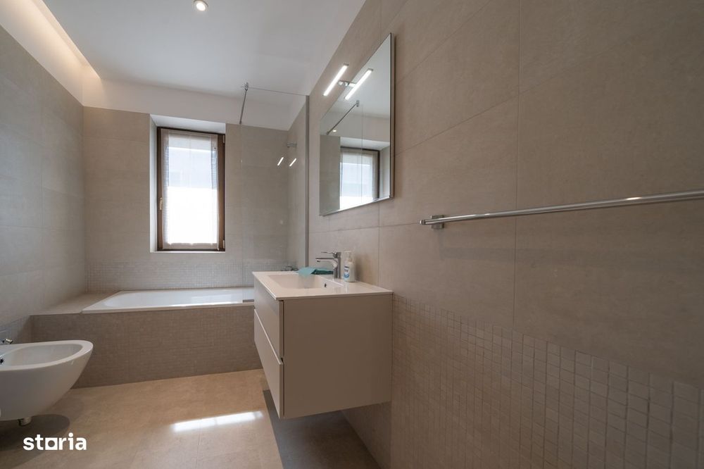 Herastrau, penthouse cu  3 camere mobilat integral Rovere