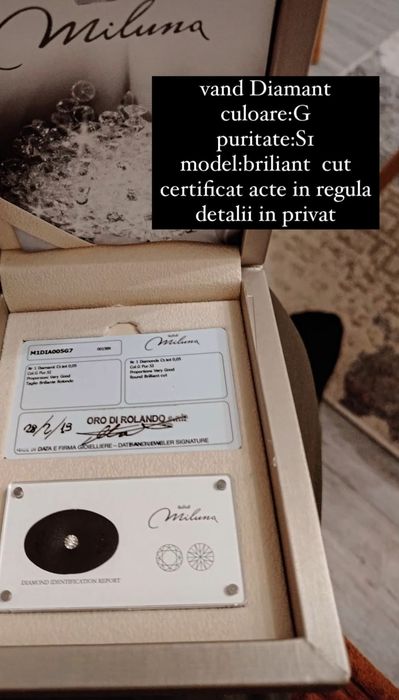 Diamant model briliant cut