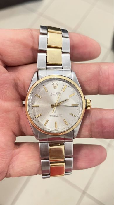Ceas Rolex 34 mm aur cu otel. Pret bomba!