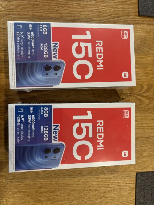 Xiaomi Redmi 15c 128gb чисто нови от А1 3 г гаранция