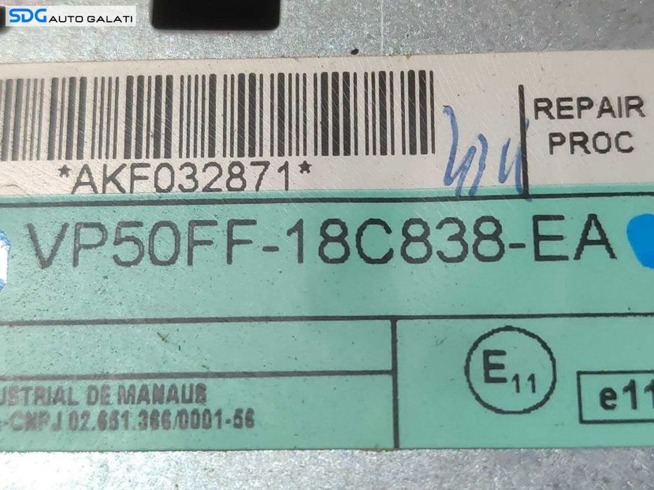 Radio CD Player Casetofon Sistem Audio Original Fiat Albea 2002 - 2012 Cod VP50FF18C838EA [A0875]