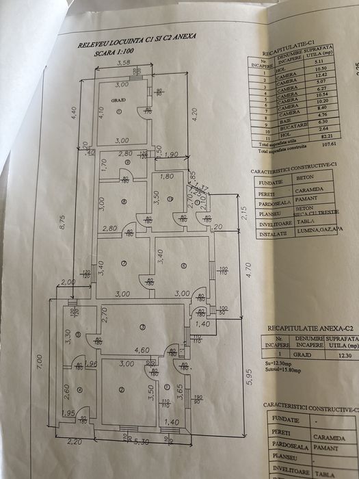 Vand /schimb cu apartament sau garsoniera casa bătraneasca in Tătărani str nuferilor nr189