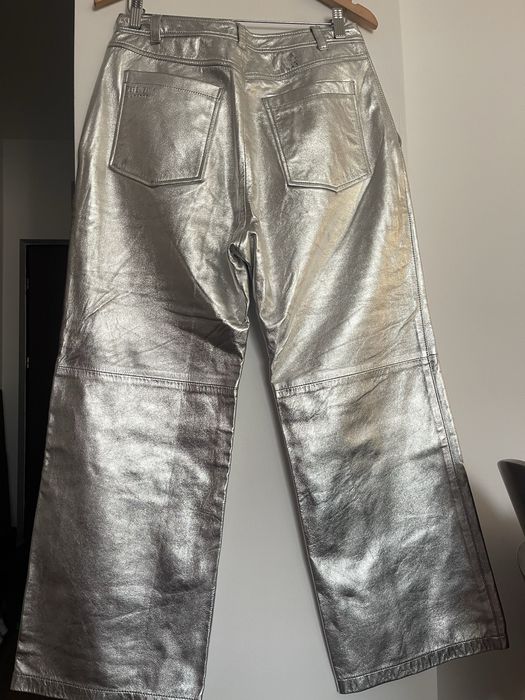 Pantaloni Pepe jeans, piele naturala