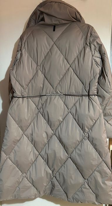 Дамско пухено дълго яке DKNY