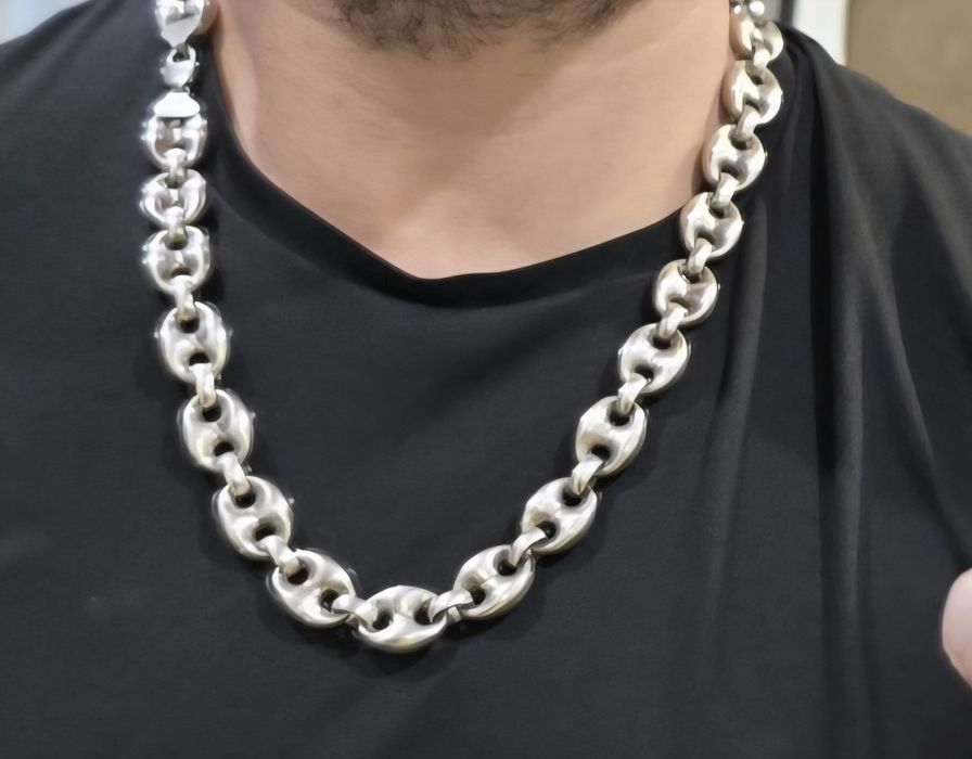 Сребърен мъжки синджир