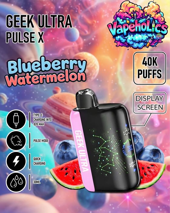 Vape Geek bar pulse x 40.000 puffs made in usa!