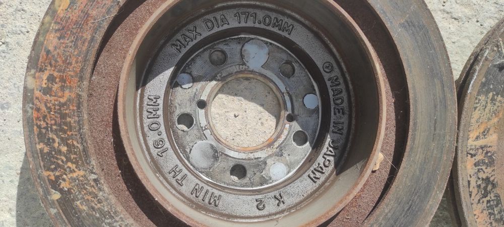 Задние вентилируемые диски на субару