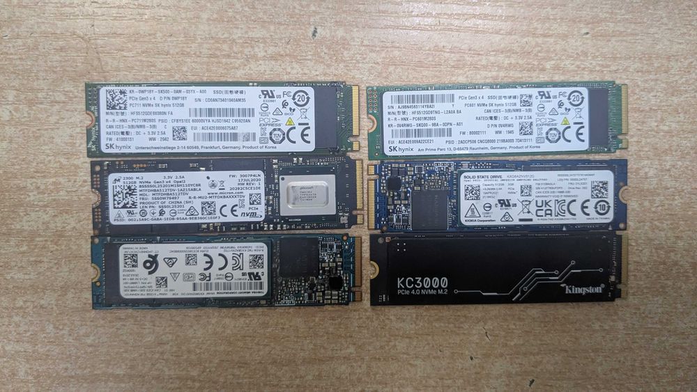 SSD 512GB M.2 NVMe Samsung WD SK hynix Kioxia Micron Kingston PCIe + Гаранция и фактура по ДДС