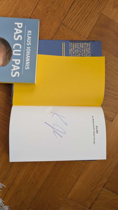Pachet carti Klaus Iohannis (cu autograf)