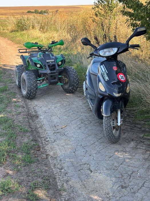 Vand scuter 49cc 4 timpi dau la schimnb pe atv 125