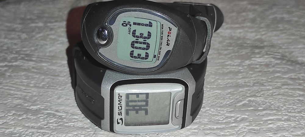 2 ceasuri  SIGMA PC 3.11 2 - POLAR FS 2C monitor rirm cardiac impecabile