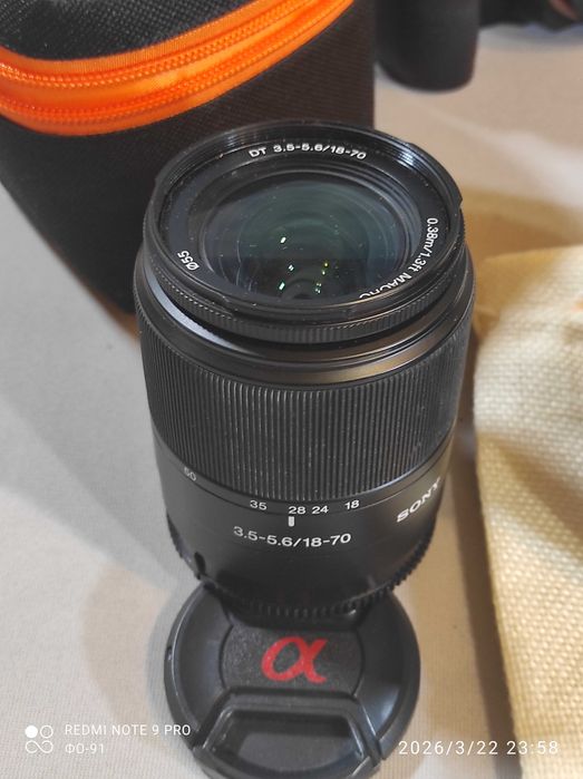 Sony а200. А-mout с обектив Minolta 28/2,8