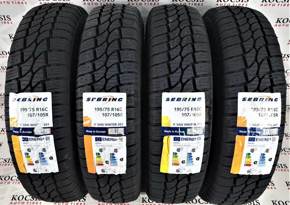 Anvelope noi iarna m+s 195 75 16C Sebring ( by Michelin )