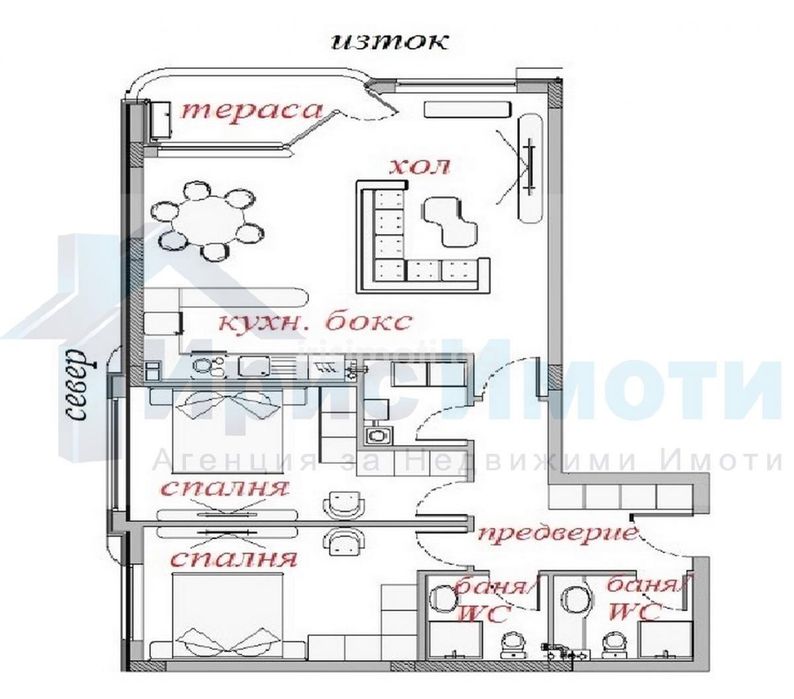 Продава се Тристаен апартамент в София, Малинова долина - 133 кв.м за 2286 €/кв.м - Снимка #5