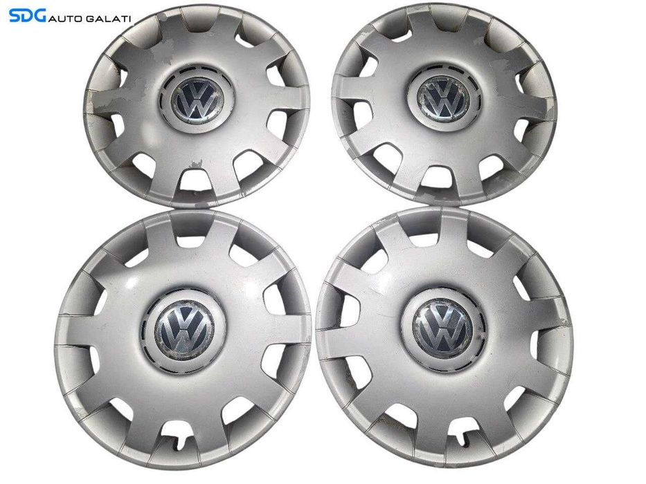 Set 4 Capace Jante Roti Tabla 14'' Volkswagen Golf 4 1999 - 2006 Cod 1J0601147L [N4197]