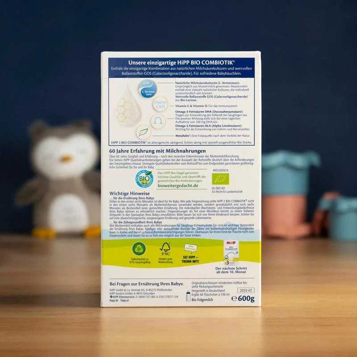 Hipp Bio Combiotic 2 адаптирано мляко