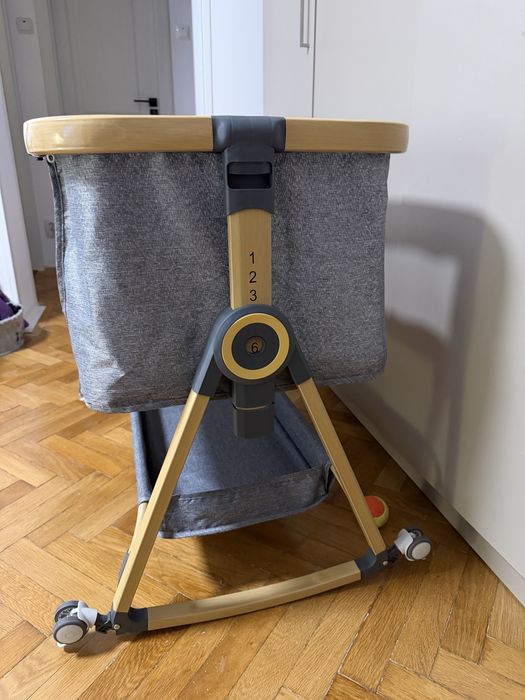 Patut bebelus co-sleeper + Masa infasat + Carusel muzical