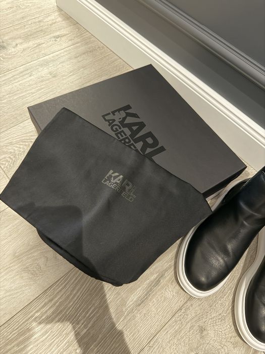 Ghete barbati Karl Lagerfeld, marime 42, stare impecabila