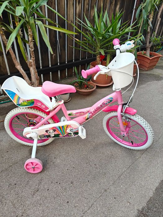 Bicicleta Roz Disney pentru copii