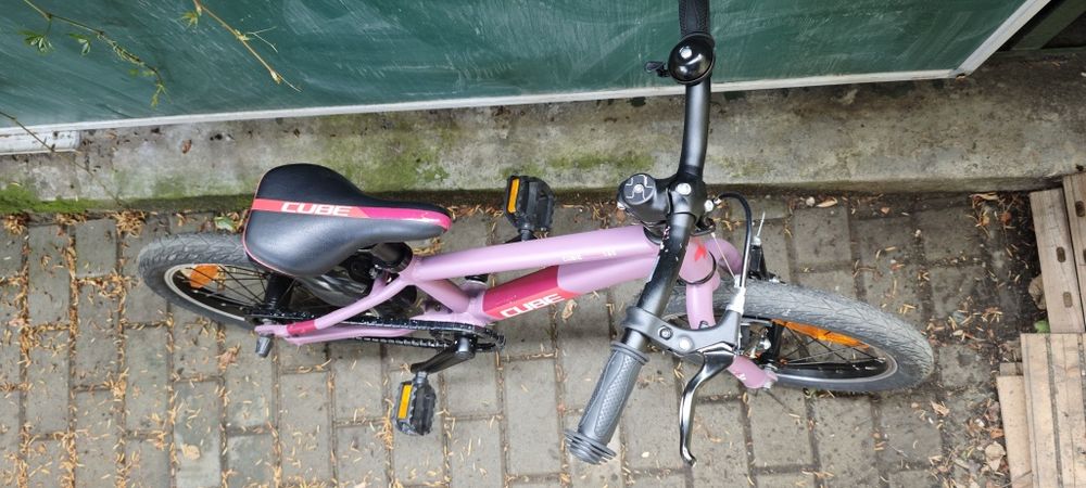 Bicicleta copii CUBE CUBIE 160 RT ROSE CORAL roti 16