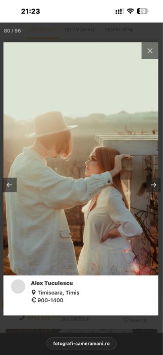 Fotograf evenimente/sedinte foto private