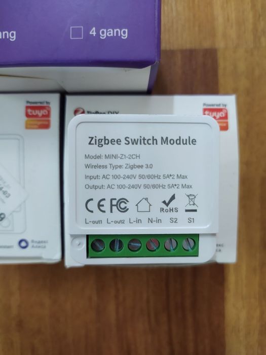 Одно и двухканальные Zigbee выключатели, реле для умного дома Яндекс