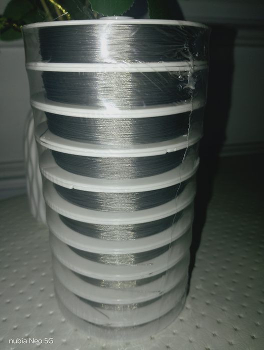 Железные лески для бисера и рыбалки