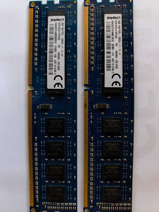 Рам памет ddr3 SK hynix 2х4gb/Kingston 2x4gb (1600Mhz)