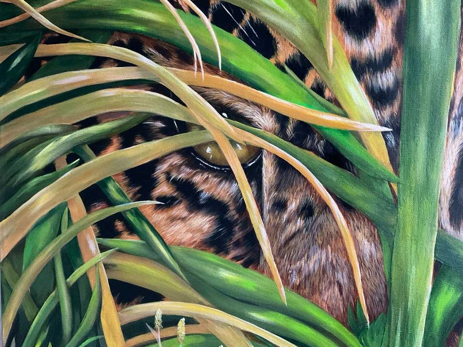 Картина. Леопард.