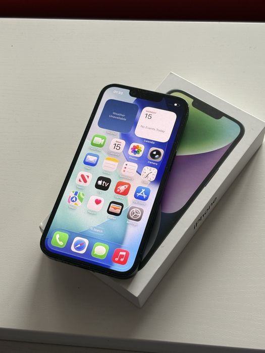 iPhone 14 128 gb, baterie 94% stare perfecta