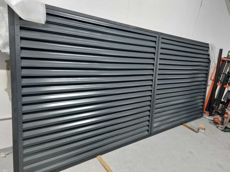 Kit jaluzele porti si garduri dublu vopsite