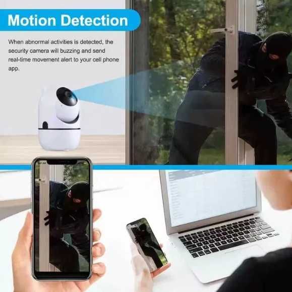 Камера бебефон въртяща се на 355 градуса , зарядно