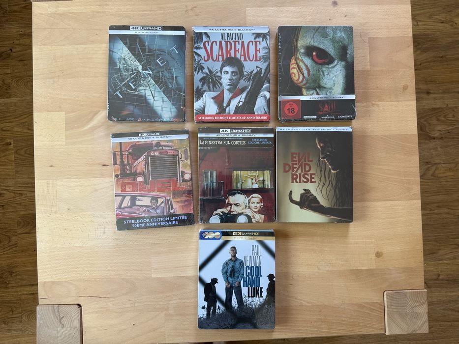 Steelbook filme 4k UHD