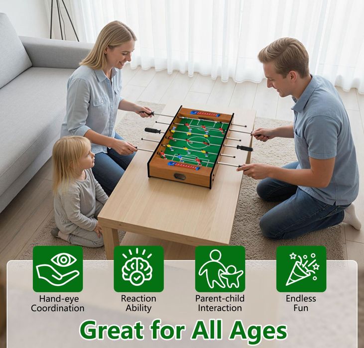 2 в 1 мултифункционална игрална маса COSTWAY