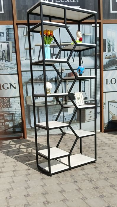 Стеллаж в стиле лофт дикоративный,полики этажерки .jovon shkaf