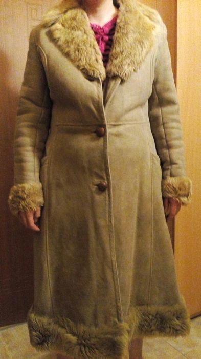 Дамски Кожух от агнешка кожа