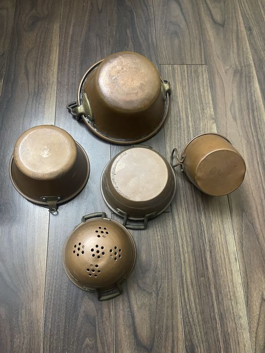 Set bucatarie din cupru