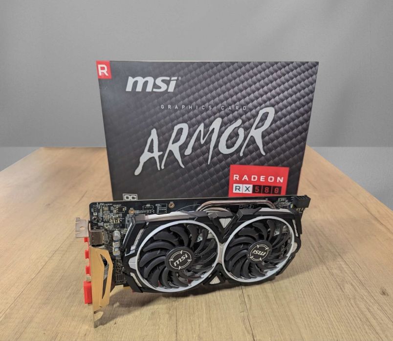 Placa video rx 580 8gb msi armor