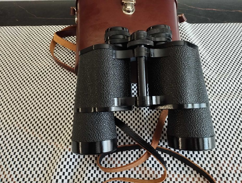 ТОП Бинокъл Carl Zeiss Jena-JENOPTEM-MULTI-COATED -10 х 50W-ГДР--като НОВ