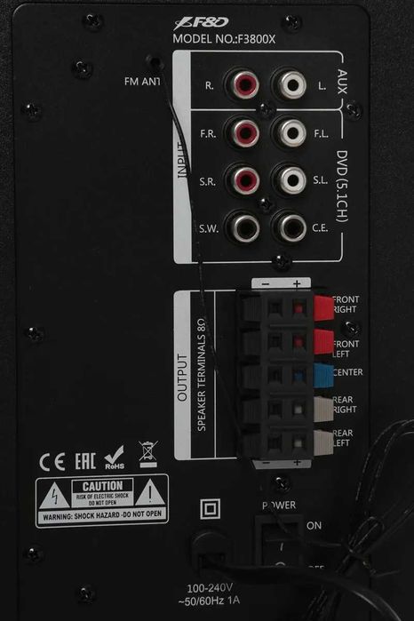 продам новый F&D F3800X/80 ватт/USB/SD-CARD/Bluetooth/С ДОСТАВКОЙ