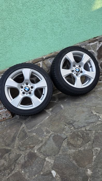 Jante roti 225.45.R17 cu anvelope de iarna bmw seria 1,2,3,4,5,x3,Z4,2 bucati se vand si la bucata