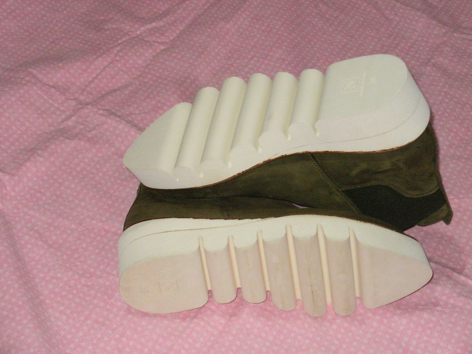 NUDE нови дамски боти естествена кожа 38