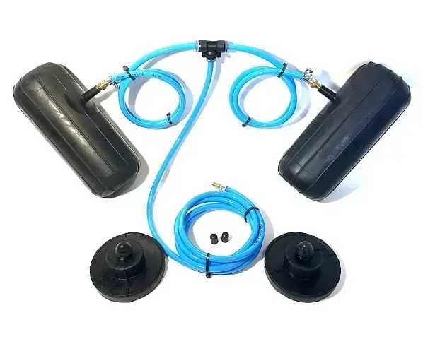 Perne auxiliare, perne pe aer in arc, suspensii pneumatice