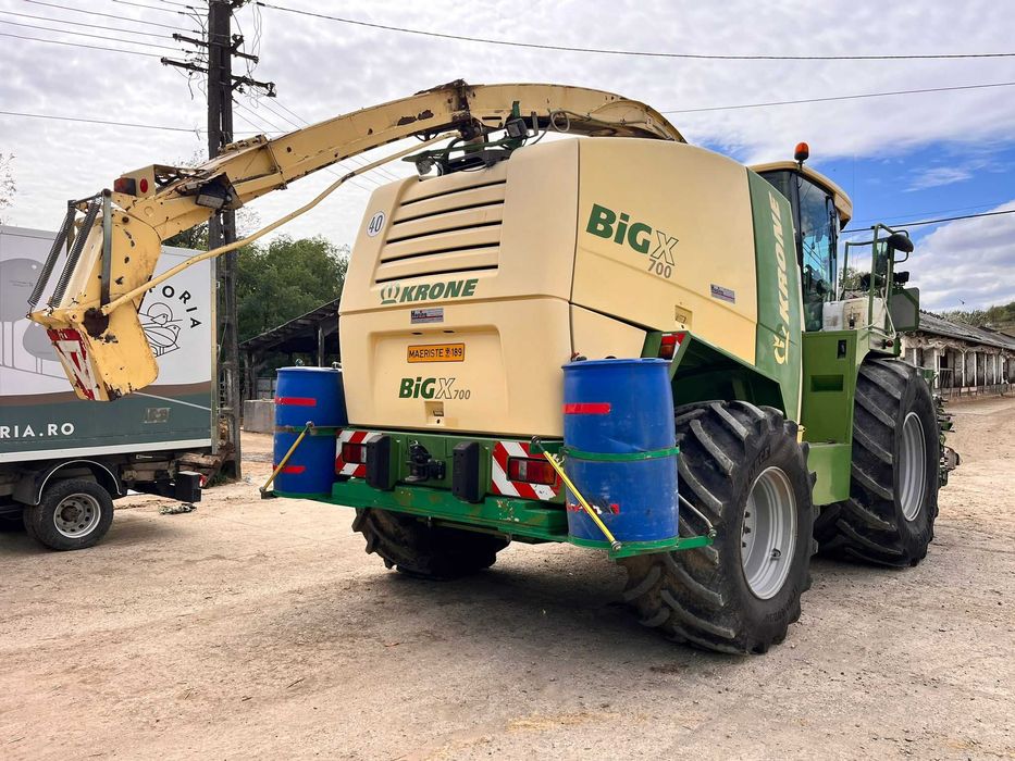 Krone Big X 700 + Pick-Up + Masa Porumb