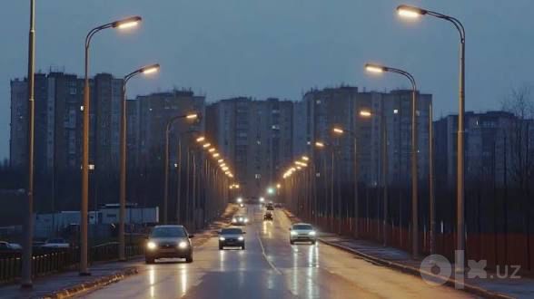 Металлические опоры освещения многогранные
