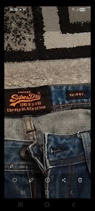 Pantaloni bărbați ,blugi skinny Super Dry