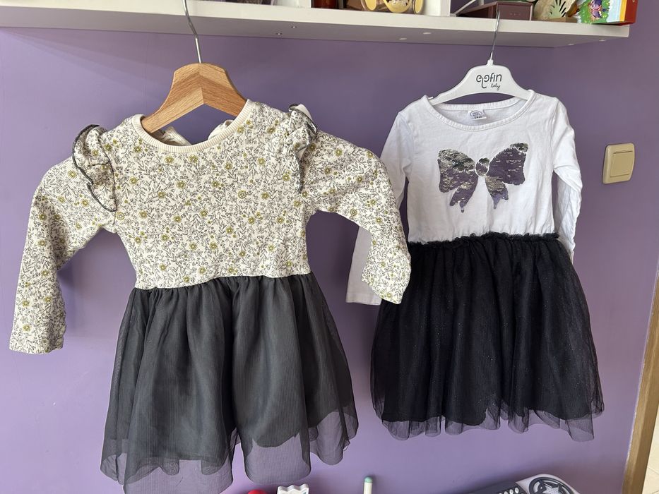 Рокли за момиче 3-4 години, 104 см., Zara, Pepco