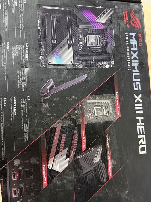 Материнская плата Rog MAXIMUS XIII HERO