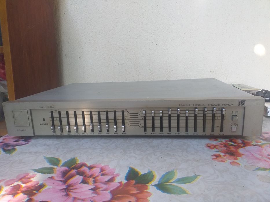 Casetofon  dek  eq.350 și amplituner  electomures