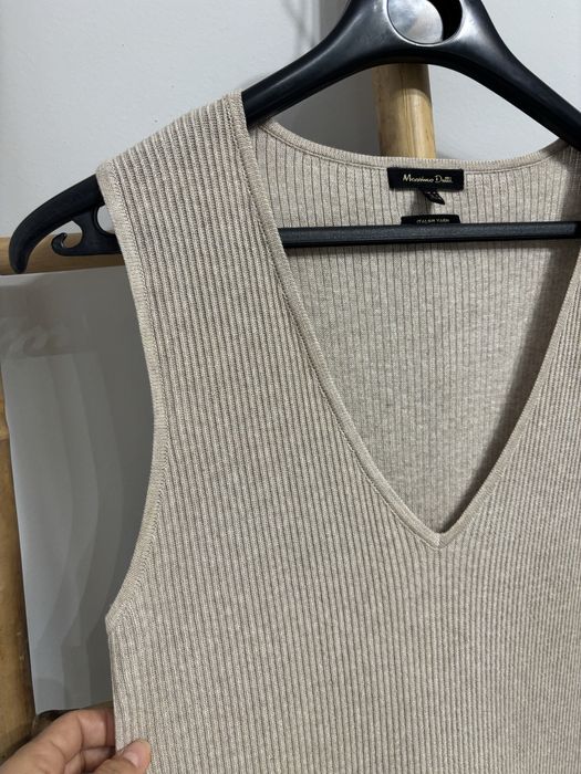 Massimo Dutti рокля фино плетиво